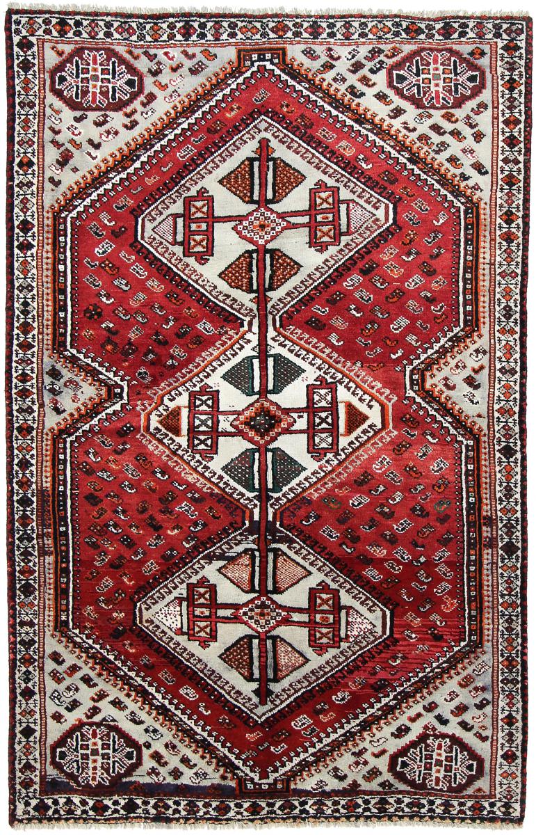 Perzsa szőnyeg Shiraz 248x159 248x159, Perzsa szőnyeg Kézzel csomózva