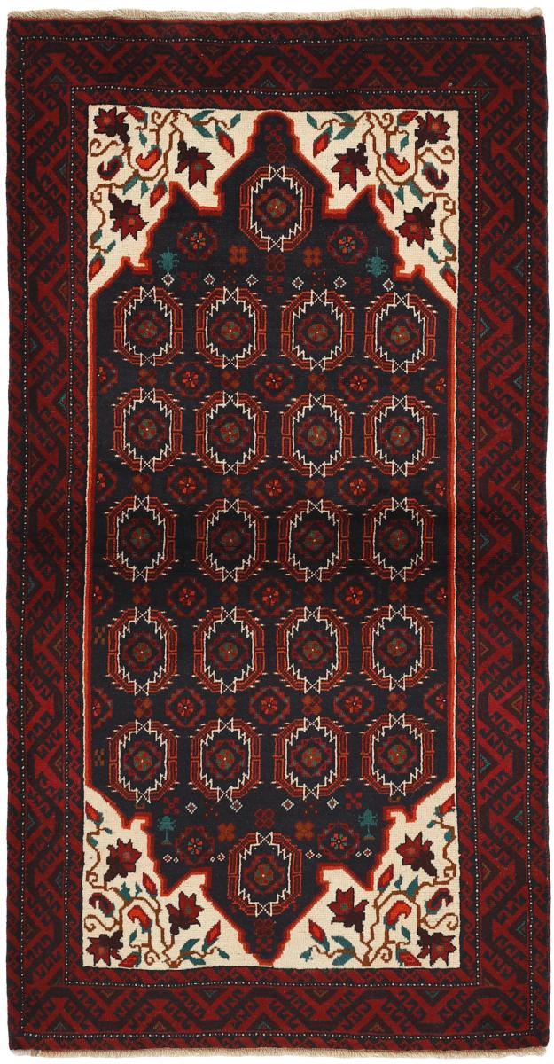 Persian Rug Baluch 214x109 214x109, Persian Rug Knotted by hand