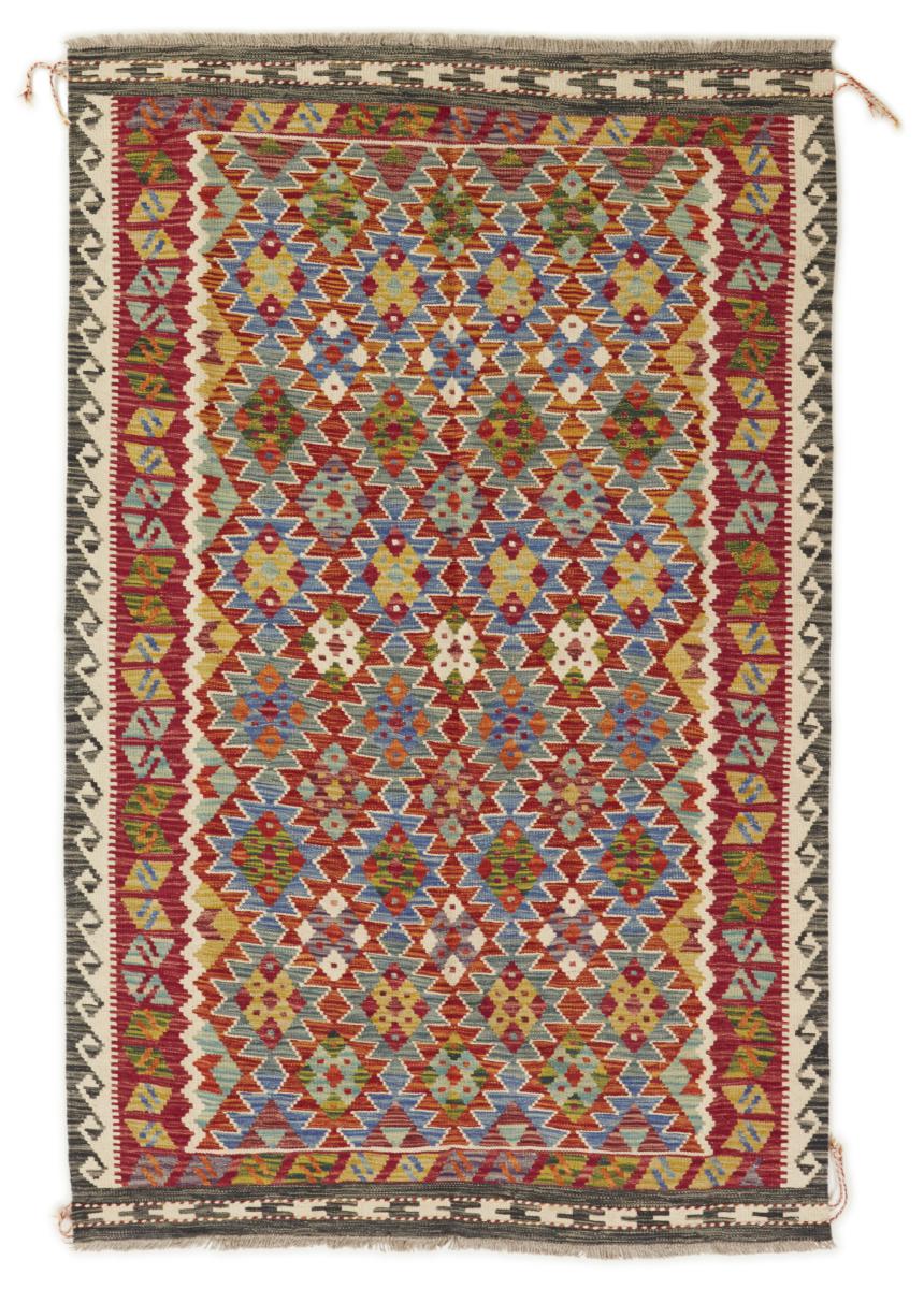 Tappeto Afgano Kilim Afghan 196x124 196x124, Tappeto persiano Tessuto a mano
