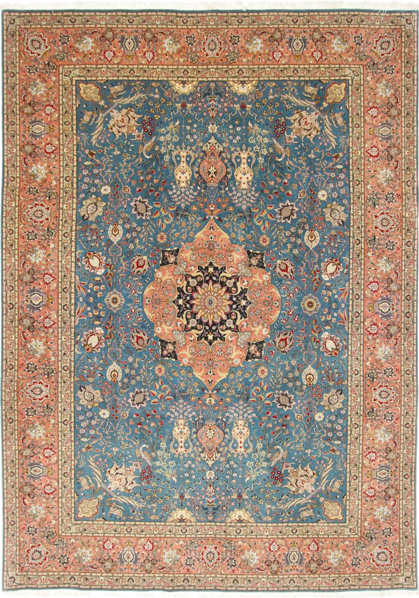 Tapete persa Tabriz 50Raj 351x254 351x254, Tapete persa Atado à mão