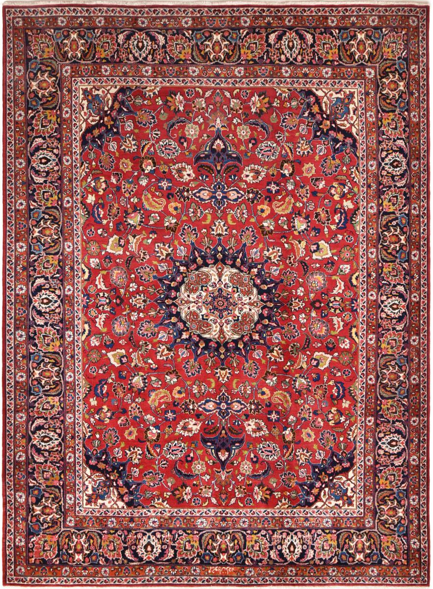 Tapete persa Mashhad 11'4"x8'4" 11'4"x8'4", Tapete persa Atado à mão