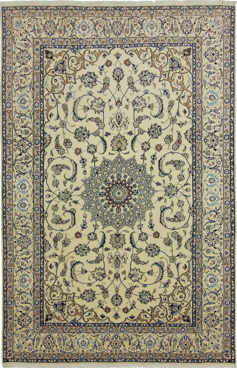 Tappeto persiano Nain 9La 10'0"x6'7" 10'0"x6'7", Tappeto persiano Annodato a mano