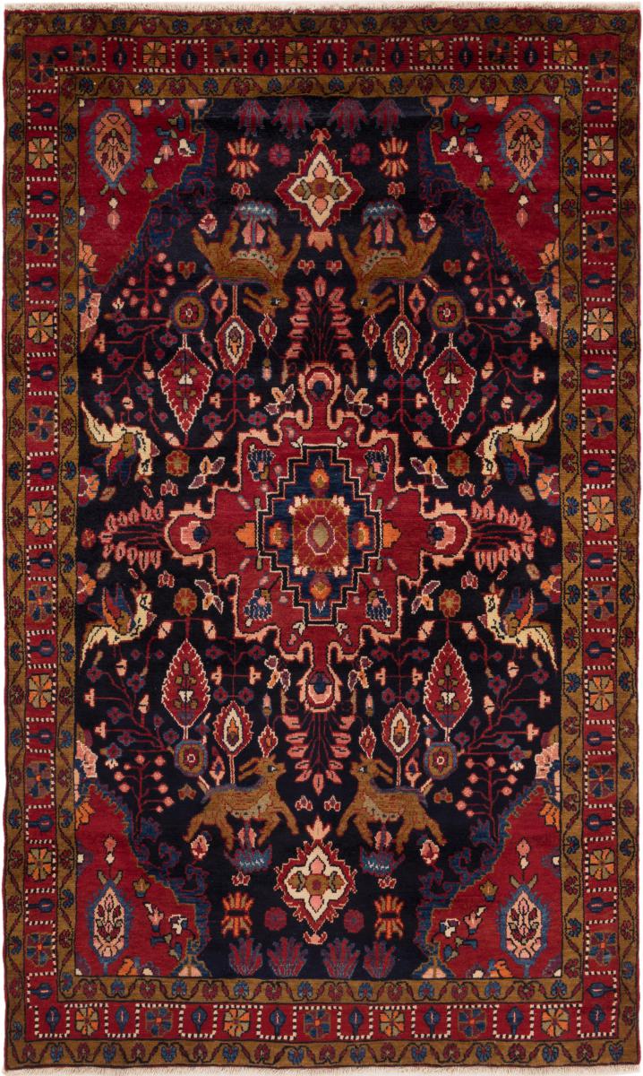 Tapis persan Nahavand 219x135 219x135, Tapis persan Noué à la main