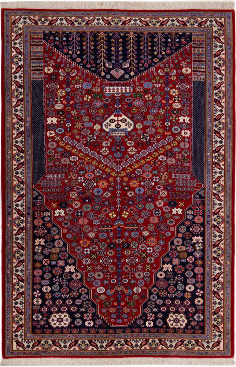 Περσικό χαλί Ghashghai 215x141 215x141, Περσικό χαλί Οι κόμποι έγιναν με το χέρι