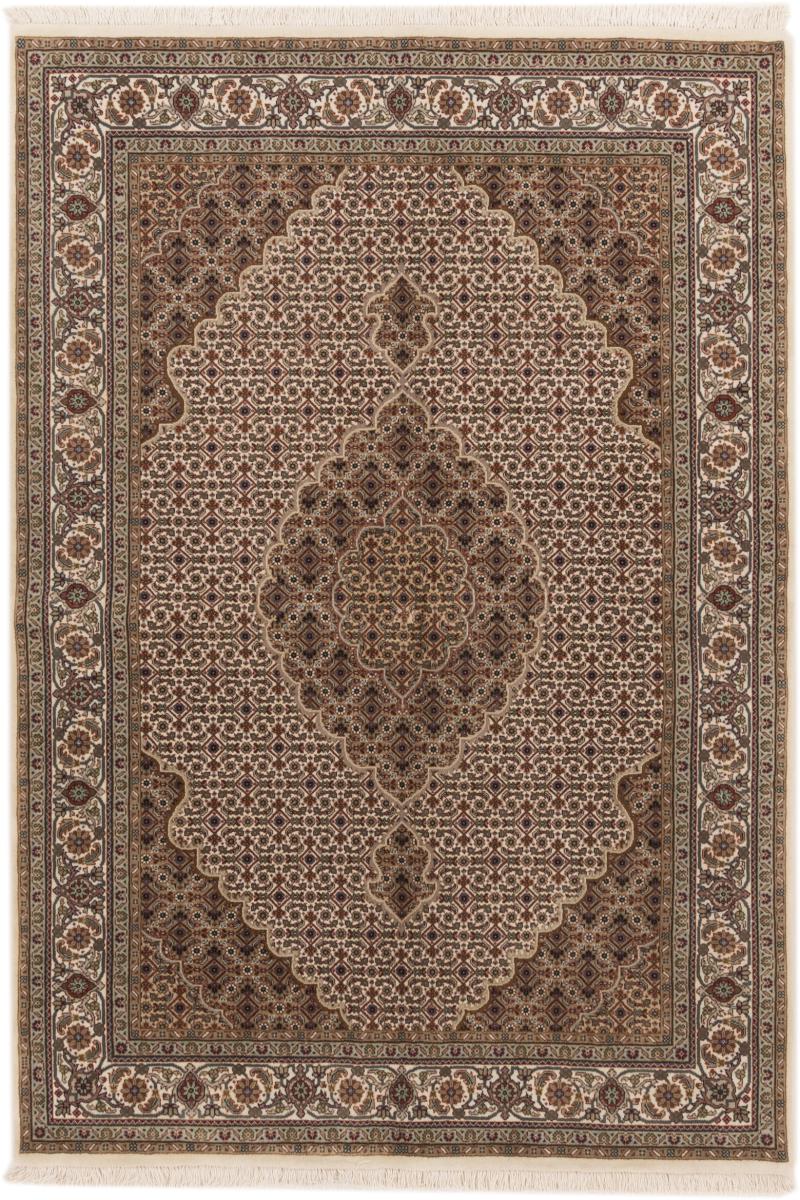 Tappeto indiano Indo Tabriz 205x142 205x142, Tappeto persiano Annodato a mano