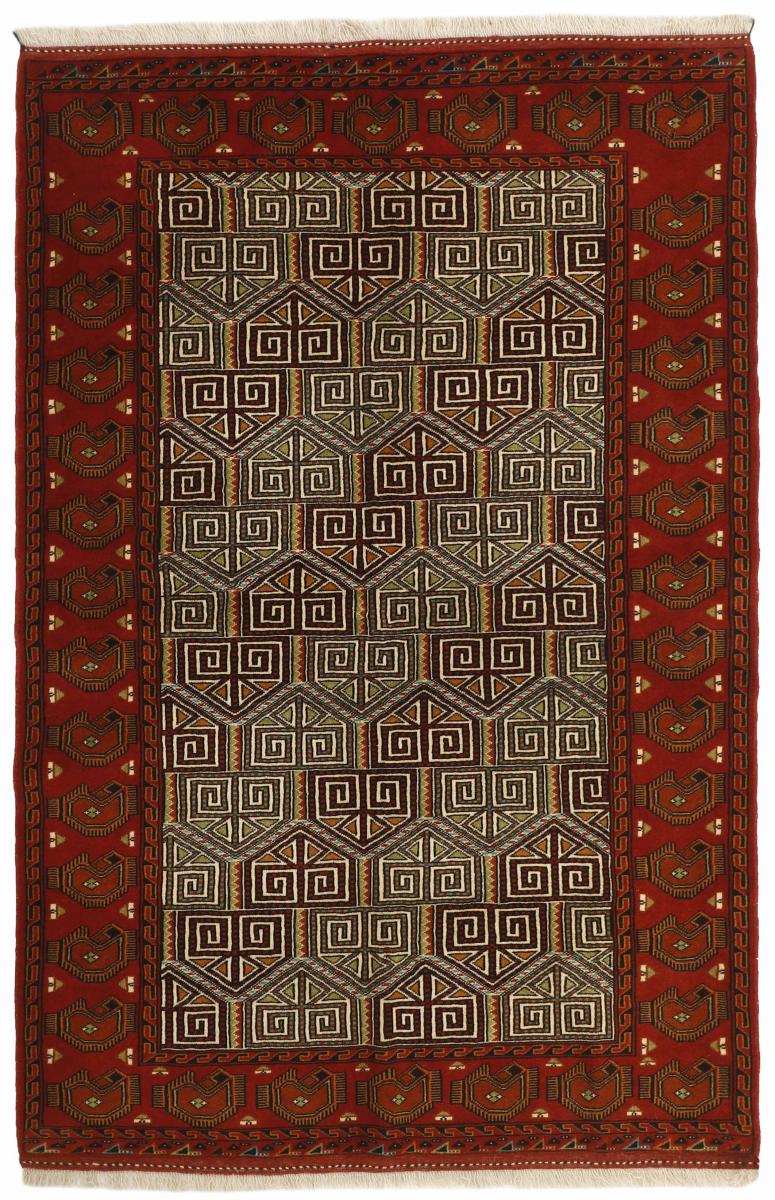 Perzisch tapijt Turkaman 208x140 208x140, Perzisch tapijt Handgeknoopte