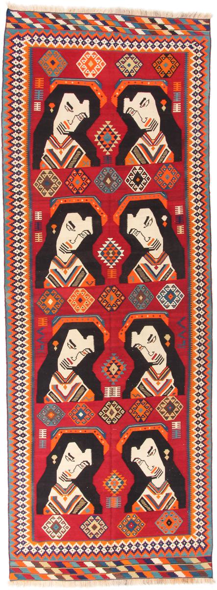 Perzsa szőnyeg Kilim Fars Antik 422x153 422x153, Perzsa szőnyeg szőttesek