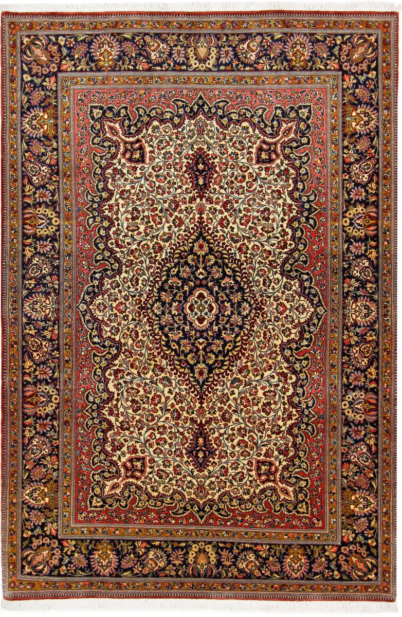 Perserteppich Ghom Kork Alt 209x143 209x143, Perserteppich Handgeknüpft
