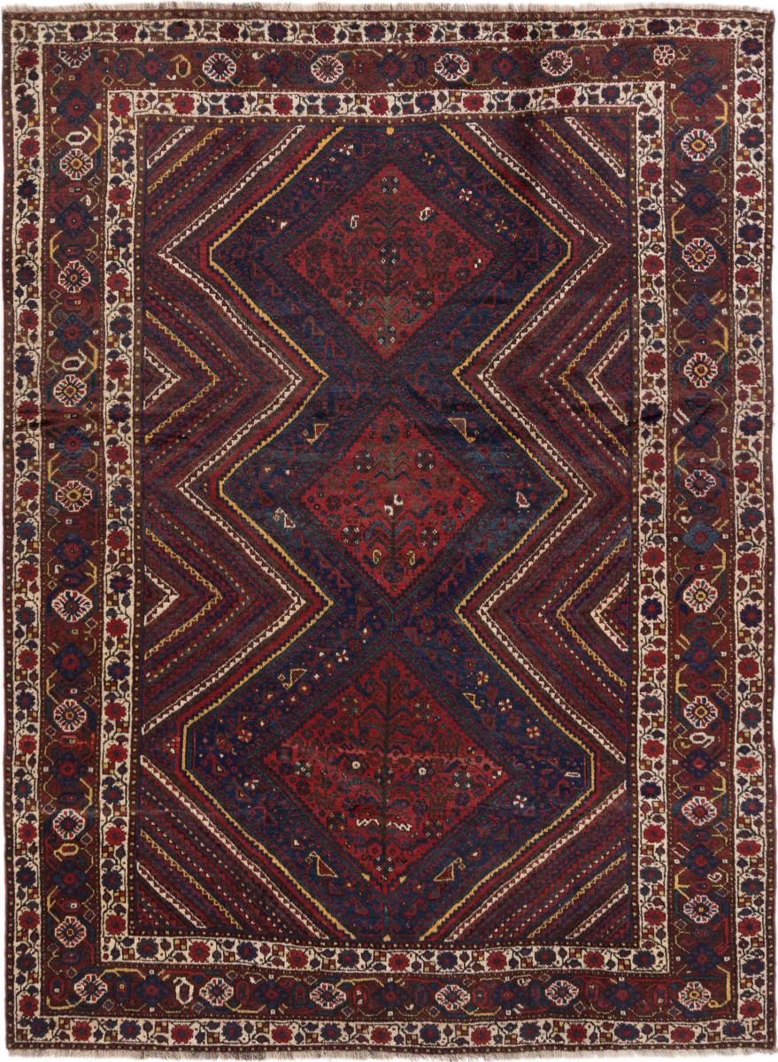 Tapis persan Ghashghai 311x224 311x224, Tapis persan Noué à la main