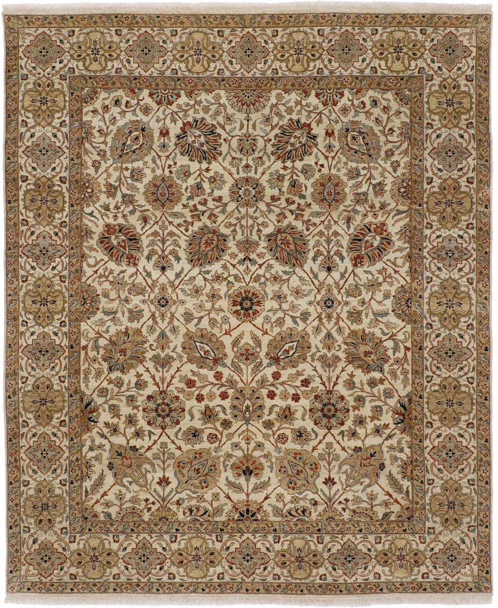 Covor indian Indo Tabriz 301x251 301x251, Covor persan Înnodat manual