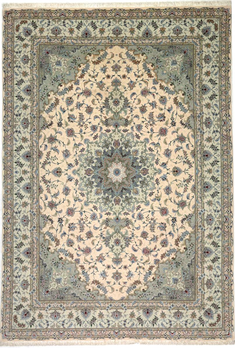 Tapete persa Tabriz 50Raj Fio de Seda 355x245 355x245, Tapete persa Atado à mão