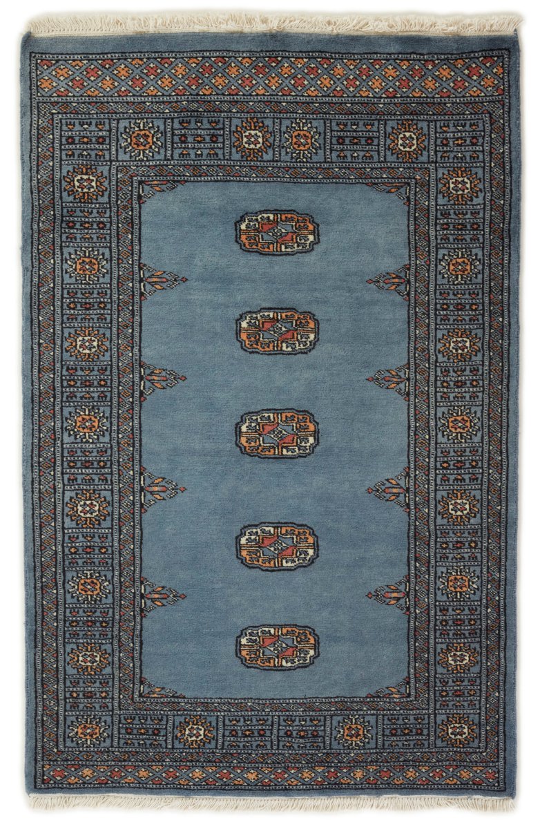 Tapis pakistanais Pakistan Buchara 2ply 141x92 141x92, Tapis persan Noué à la main