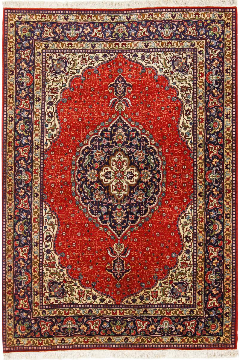 Tapete persa Tabriz Antigo 209x143 209x143, Tapete persa Atado à mão