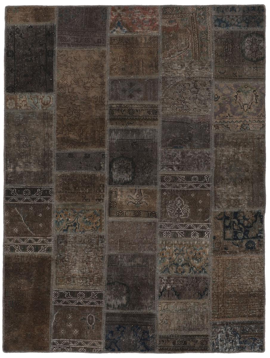 Persisk matta Patchwork 199x149 199x149, Persisk matta Knuten för hand