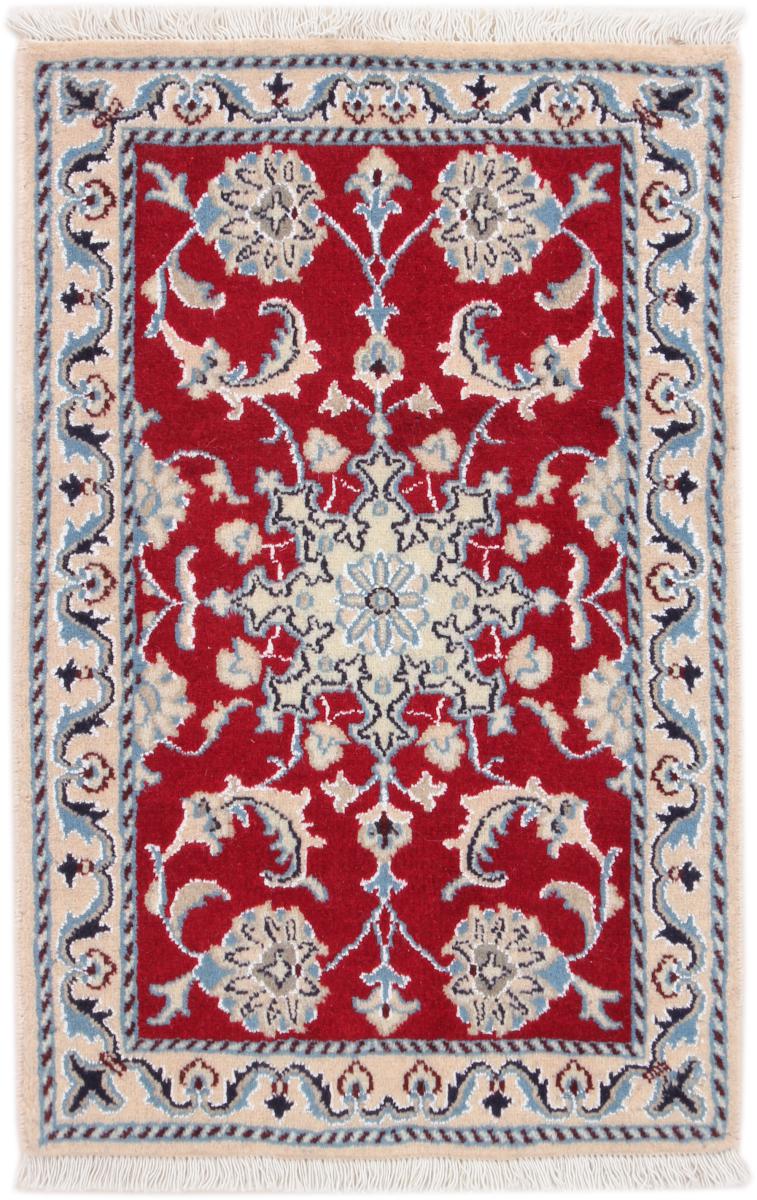 Persian Rug Nain 2'11"x2'0" 2'11"x2'0", Persian Rug Knotted by hand