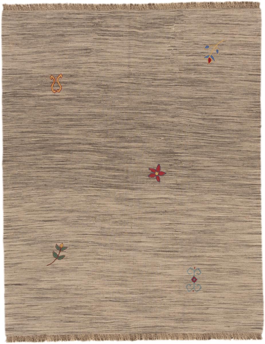 Tapis afghan Kilim Afghan Design 202x158 202x158, Tapis persan Tissé à la main