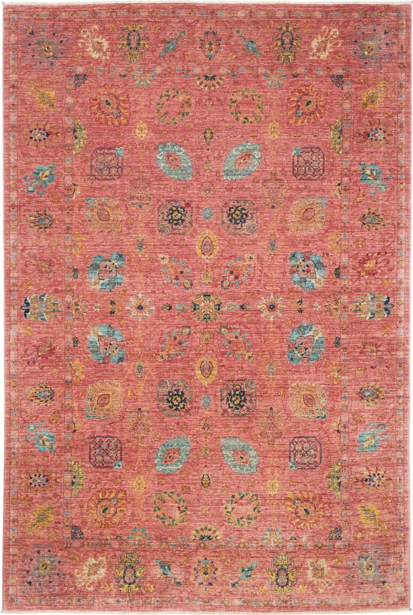 Pakistani rug Design Arijana 9'9"x6'7" 9'9"x6'7", Persian Rug Knotted by hand