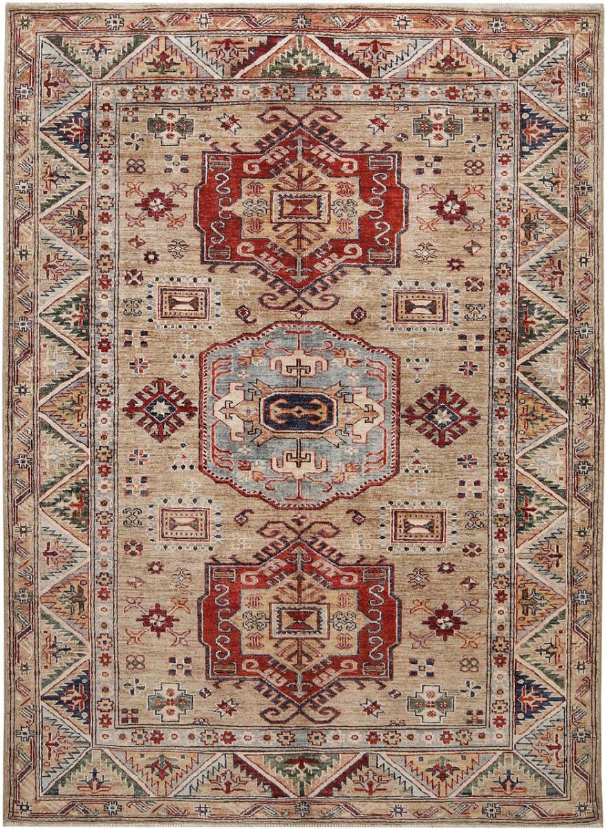 Afghan rug Kazak Ghazni 207x151 207x151, Persian Rug Knotted by hand