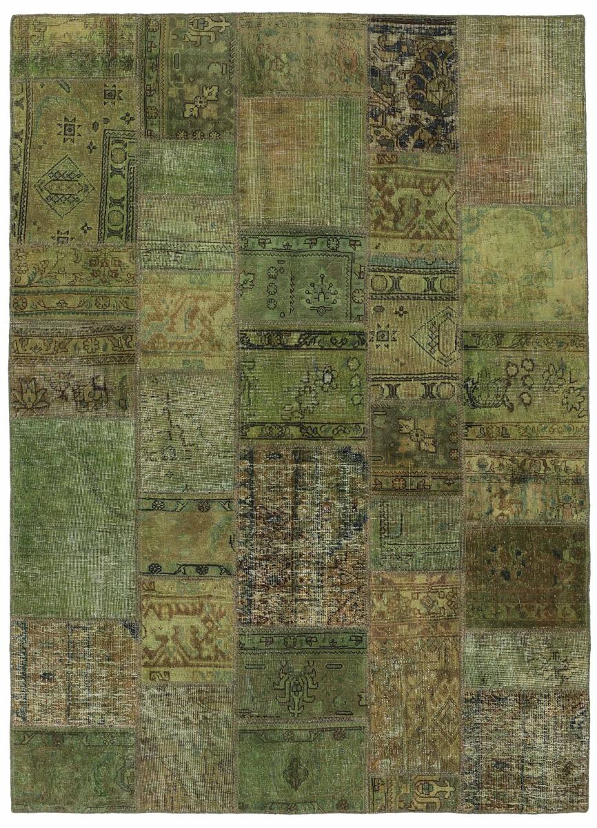 Persisk matta Patchwork 246x176 246x176, Persisk matta Knuten för hand