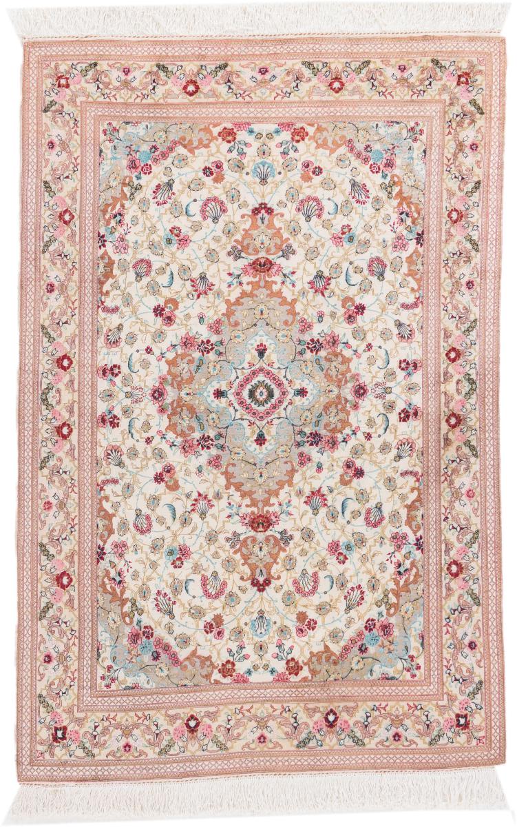 Persian Rug Qum Silk 147x97 147x97, Persian Rug Knotted by hand