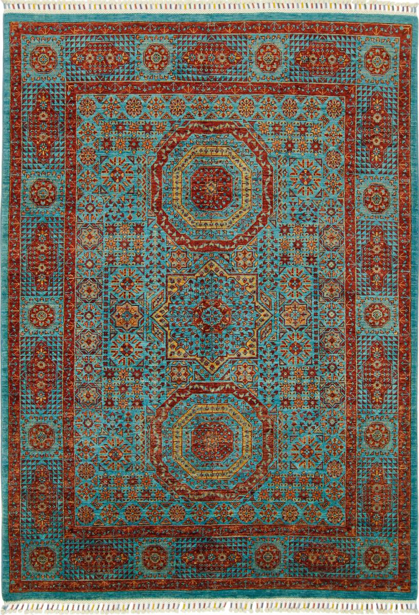 Tapis pakistanais Mamluk 212x150 212x150, Tapis persan Noué à la main