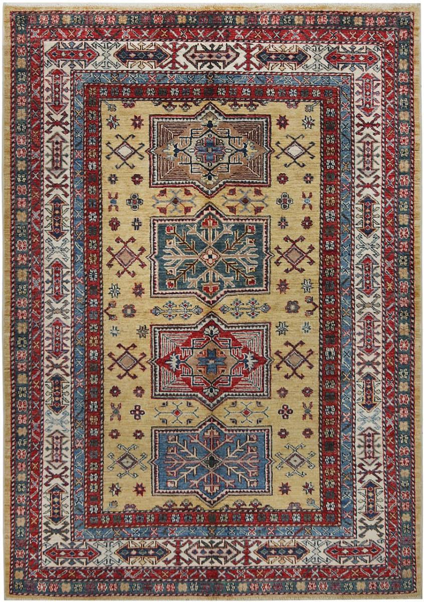 Afghan rug Kazak Ghazni 200x144 200x144, Persian Rug Knotted by hand