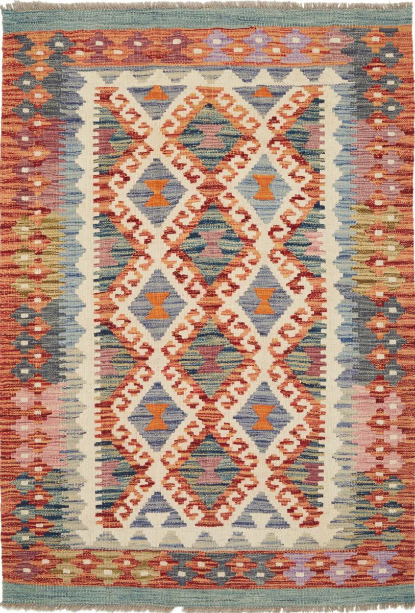 Tapete afegão Kilim Afegão 146x101 146x101, Tapete persa Tecido à mão