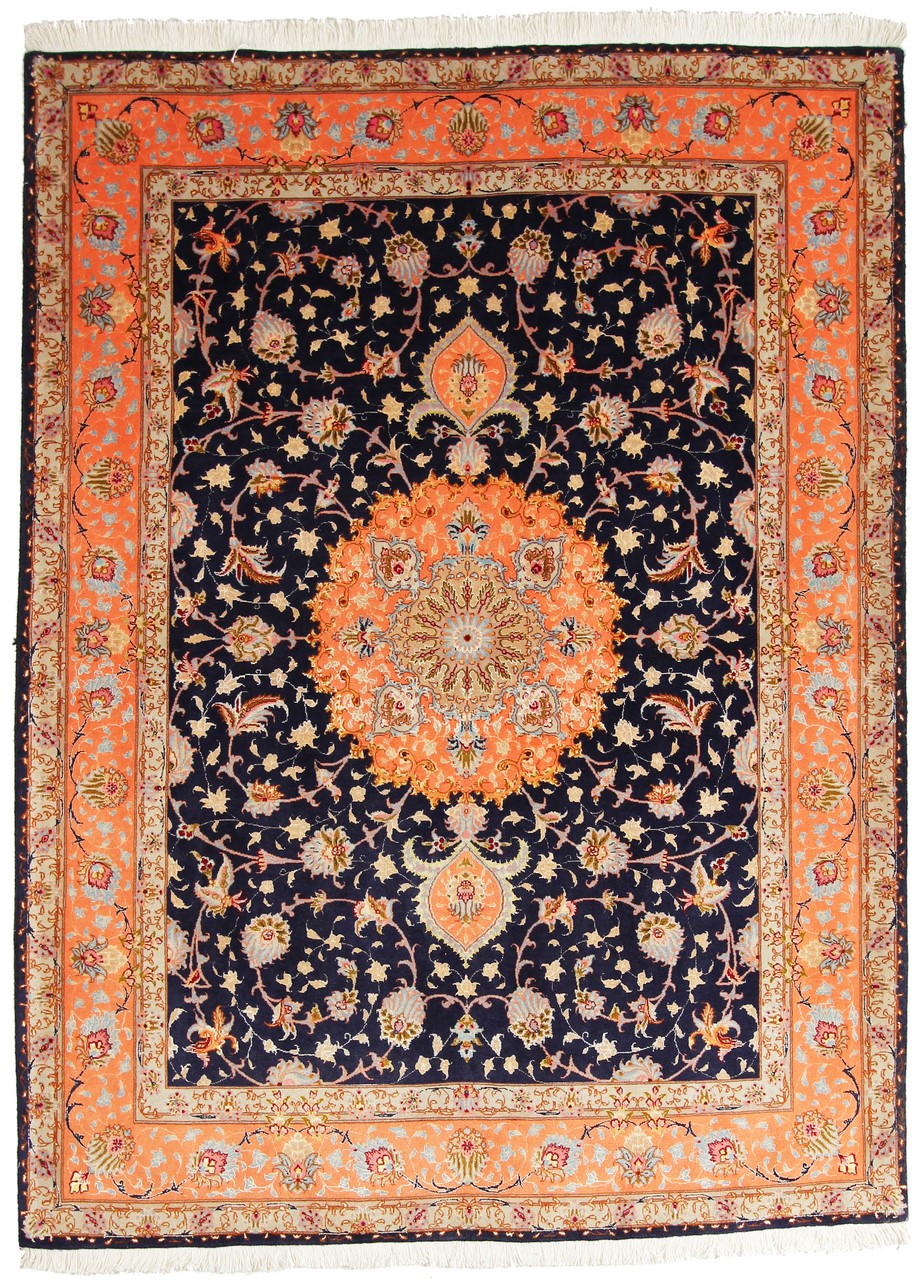 Περσικό χαλί Tabriz 50Raj 211x157 211x157, Περσικό χαλί Οι κόμποι έγιναν με το χέρι