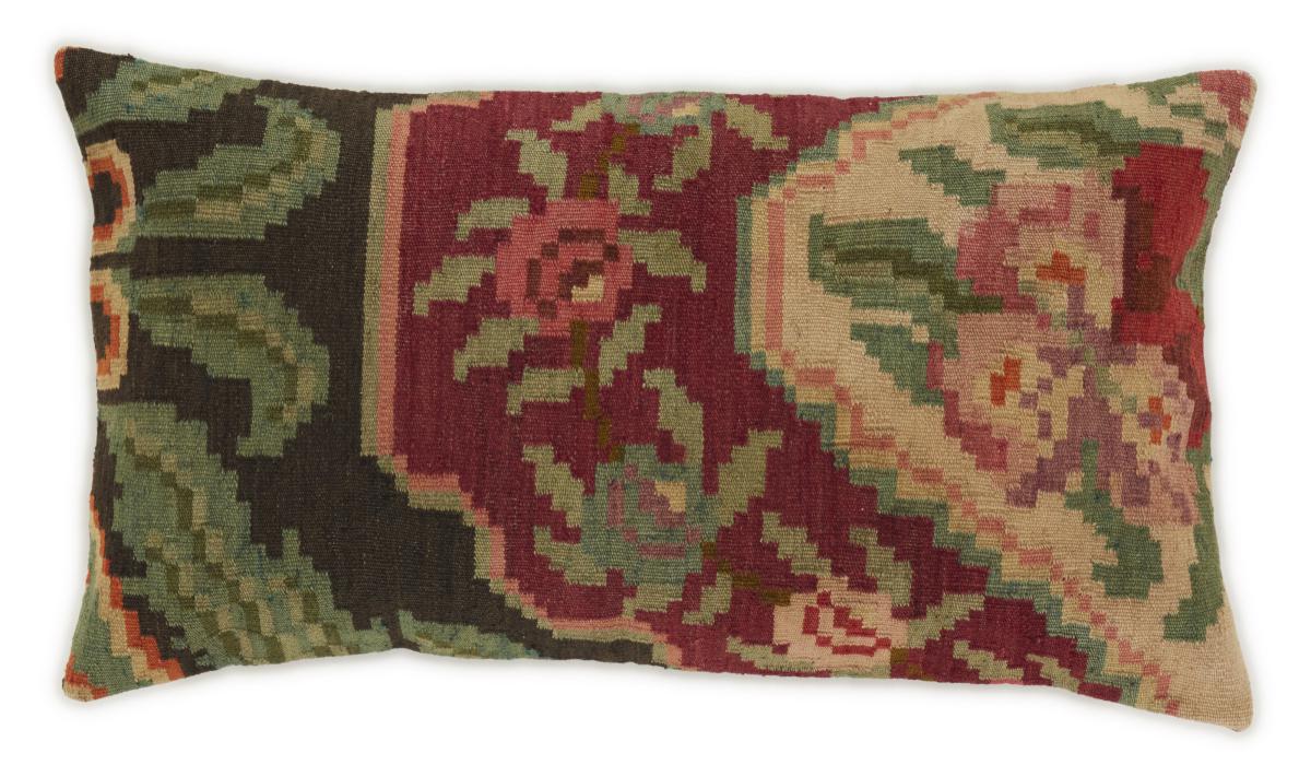 Alfombra india Kilim Rosen Kissen 91x49 91x49, Alfombra persa Tejido a mano