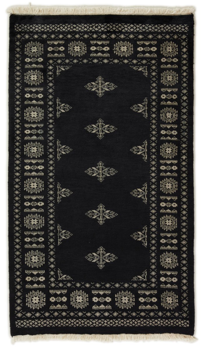 Pakistani rug Pakistan Buchara 2ply 5'3"x3'0" 5'3"x3'0", Persian rug Hand-knotted