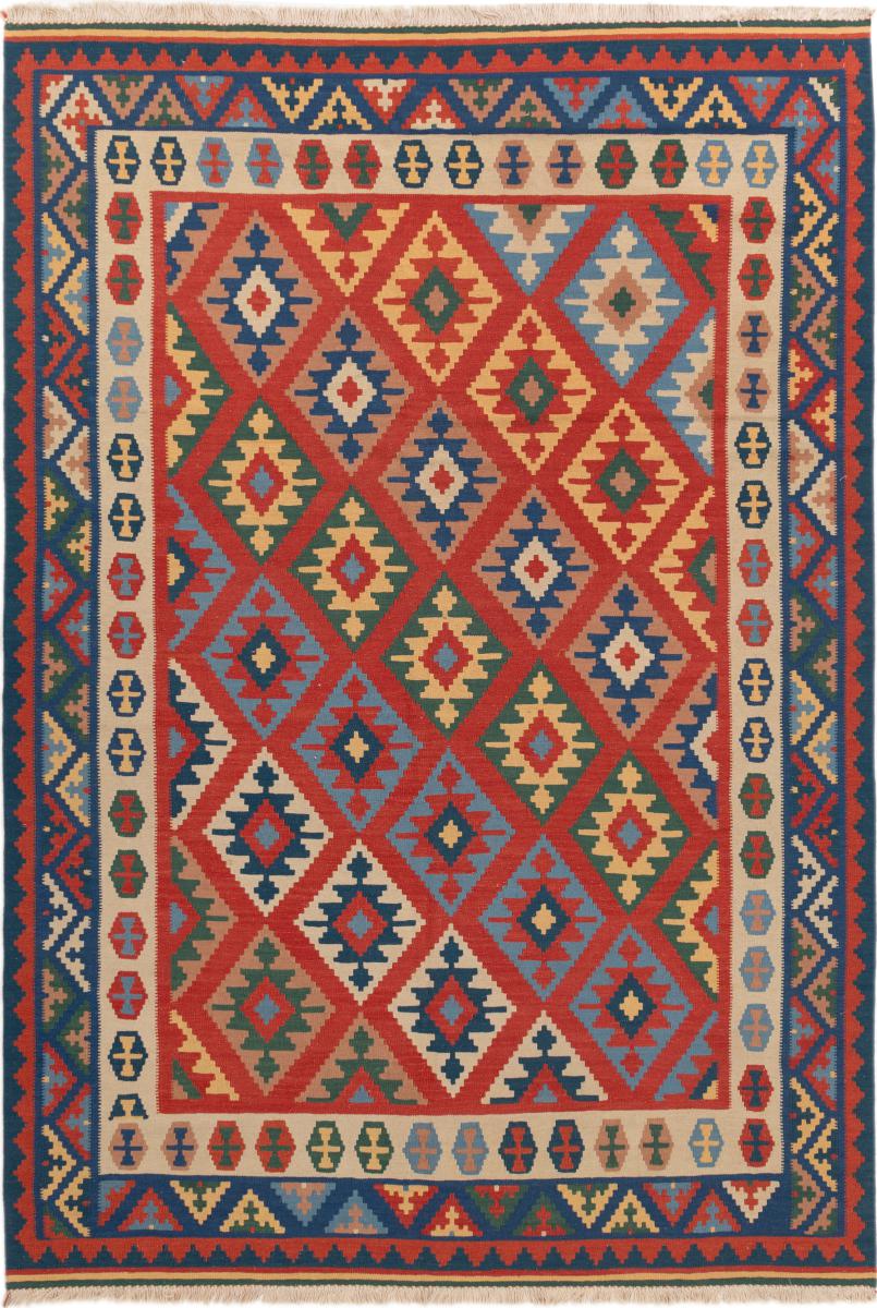 Alfombra persa Kilim Fars 298x206 298x206, Alfombra persa Tejido a mano