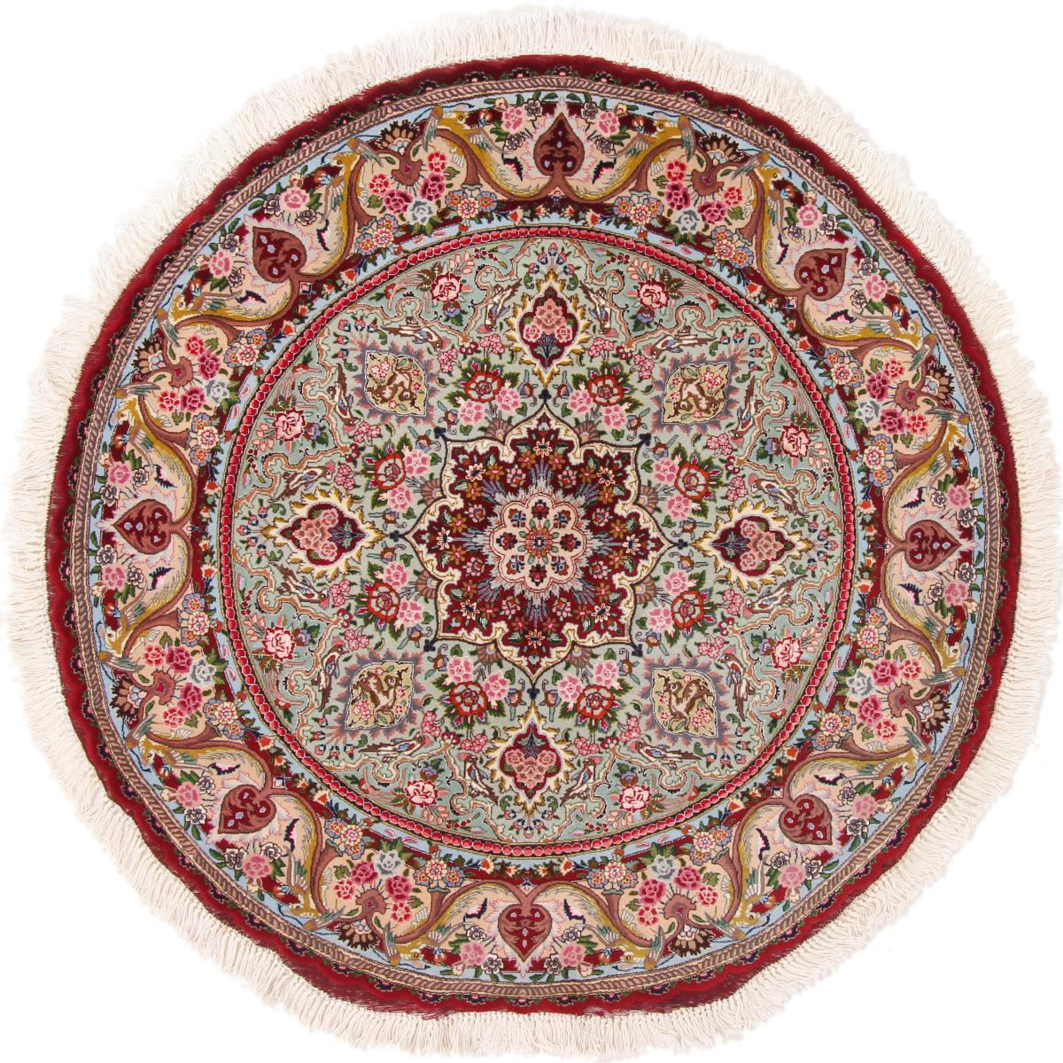 Tapete persa Tabriz 50Raj 146x148 146x148, Tapete persa Atado à mão