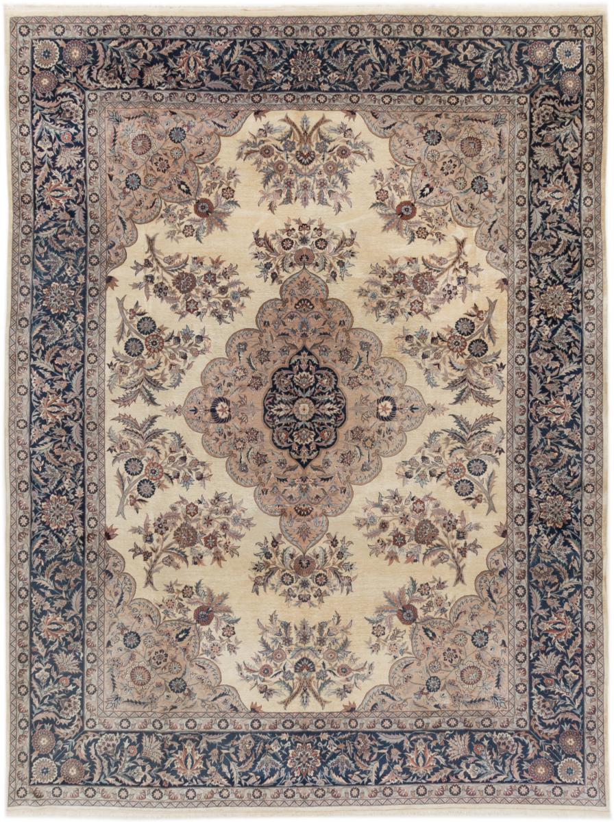 Tapis chinois Kashan 371x282 371x282, Tapis persan Noué à la main