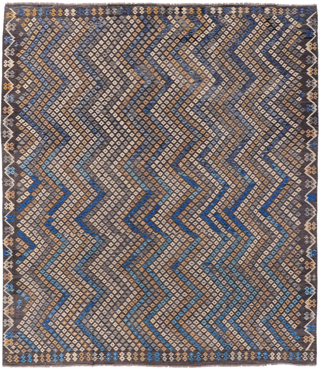 Tapis afghan Kilim Afghan Heritage 438x391 438x391, Tapis persan Tissé à la main