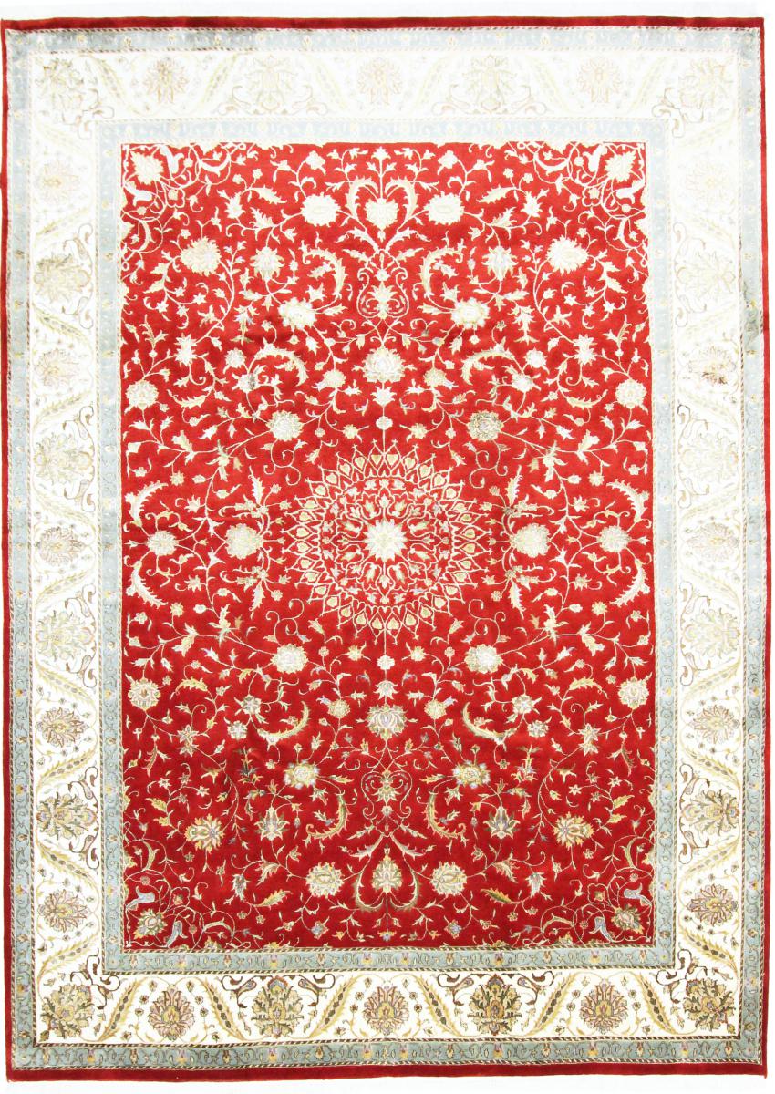 Indischer Teppich Täbriz 346x249 346x249, Perserteppich Handgeknüpft