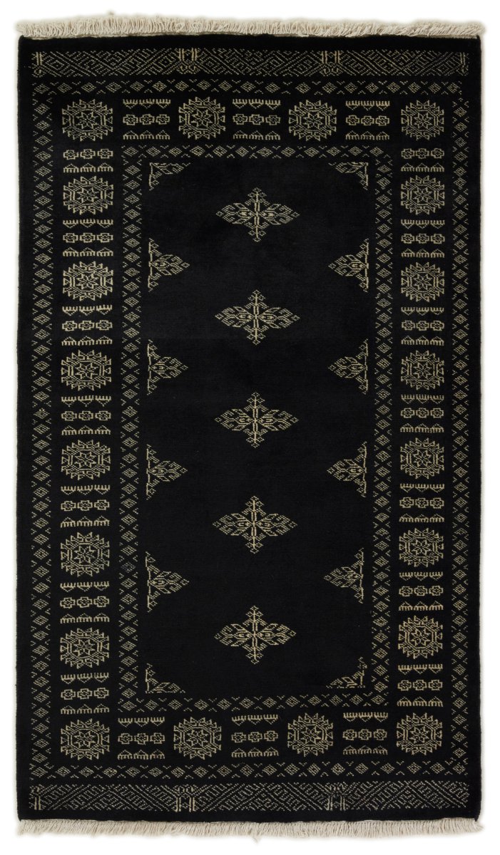Pakistani rug Pakistan Buchara 2ply 5'3"x3'1" 5'3"x3'1", Persian rug Hand-knotted