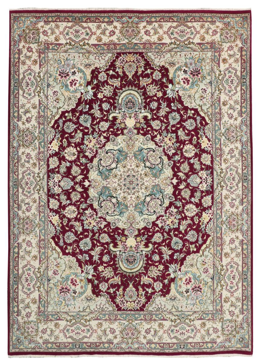 Tappeto persiano Tabriz 60Raj Ordito in Seta 209x151 209x151, Tappeto persiano Annodato a mano
