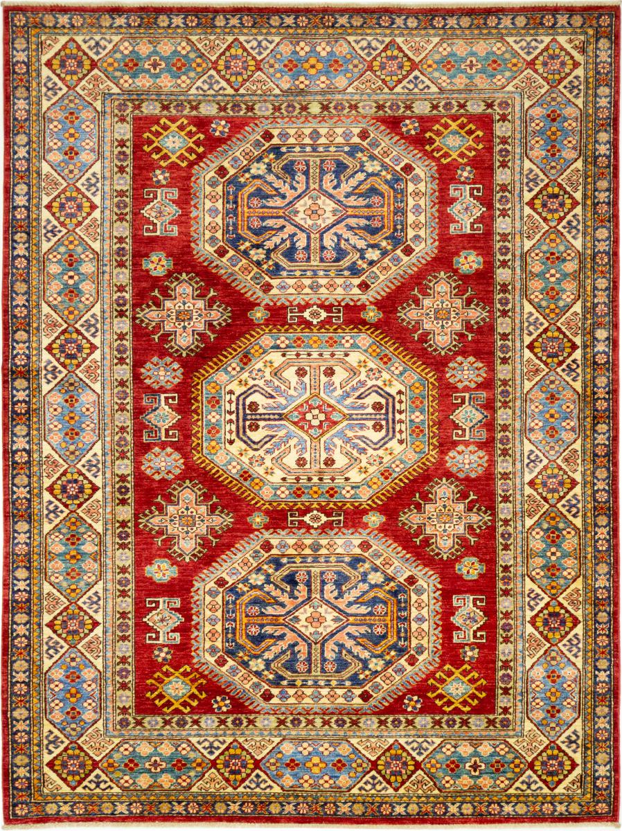 Afghansk tæppe Super Kazak 224x167 224x167, Persisk tæppe Knyttet i hånden