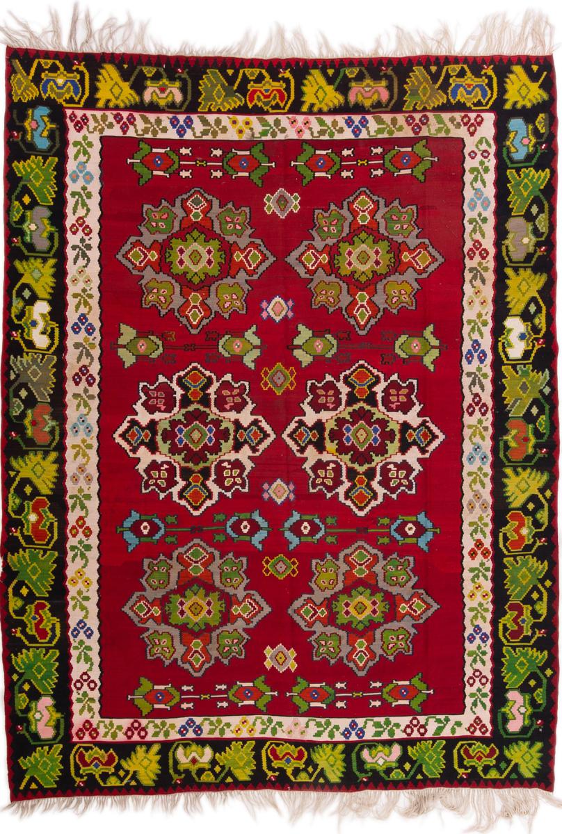Alfombra persa Kilim Fars Antiguo 343x256 343x256, Alfombra persa Tejido a mano
