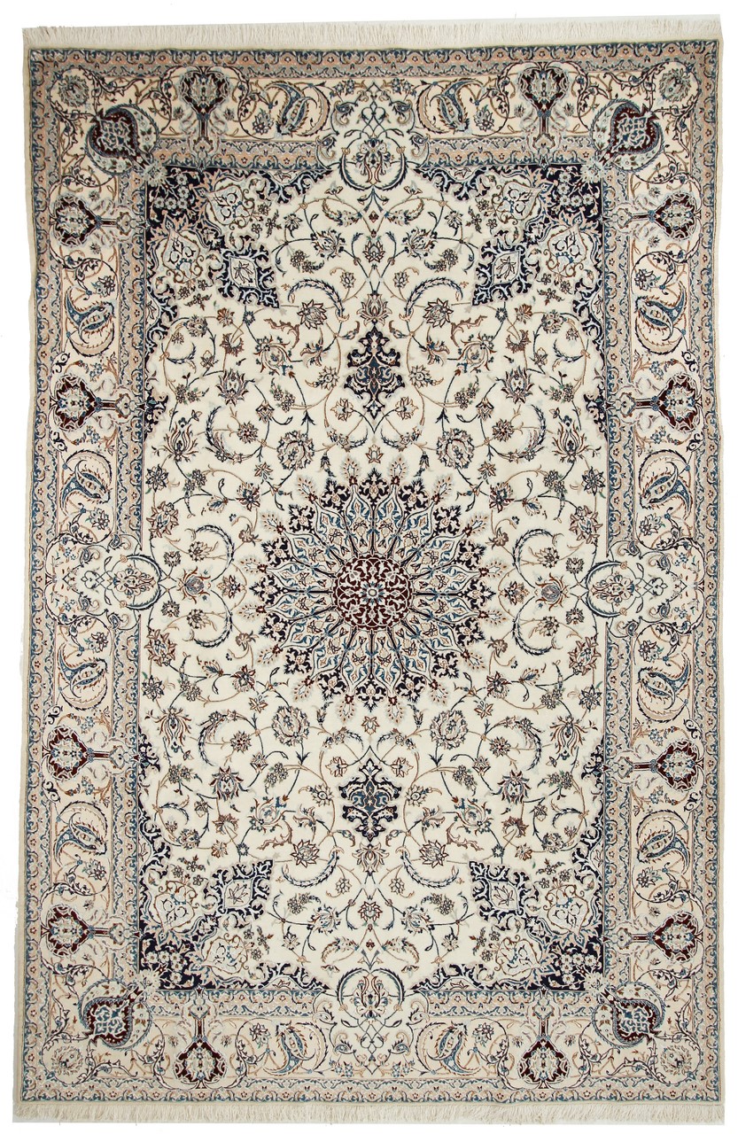 Persian Rug Nain 6La 307x202 307x202, Persian Rug Knotted by hand