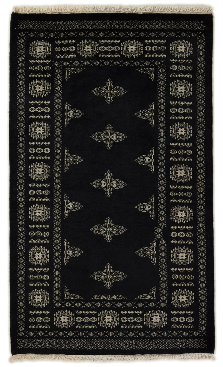 Pakistanischer Teppich Pakistan Buchara 2ply 162x96 162x96, Perserteppich Handgeknüpft