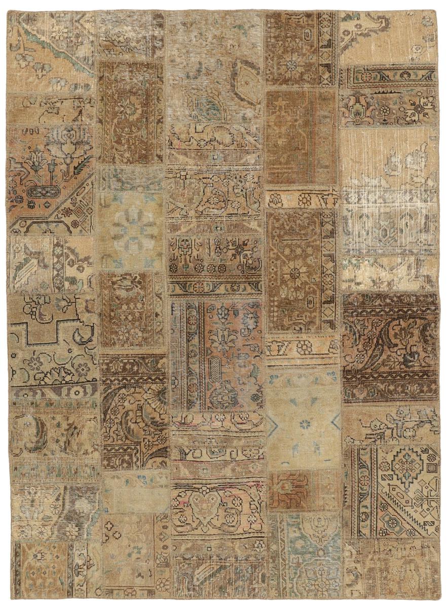 Persisk matta Patchwork 246x174 246x174, Persisk matta Knuten för hand