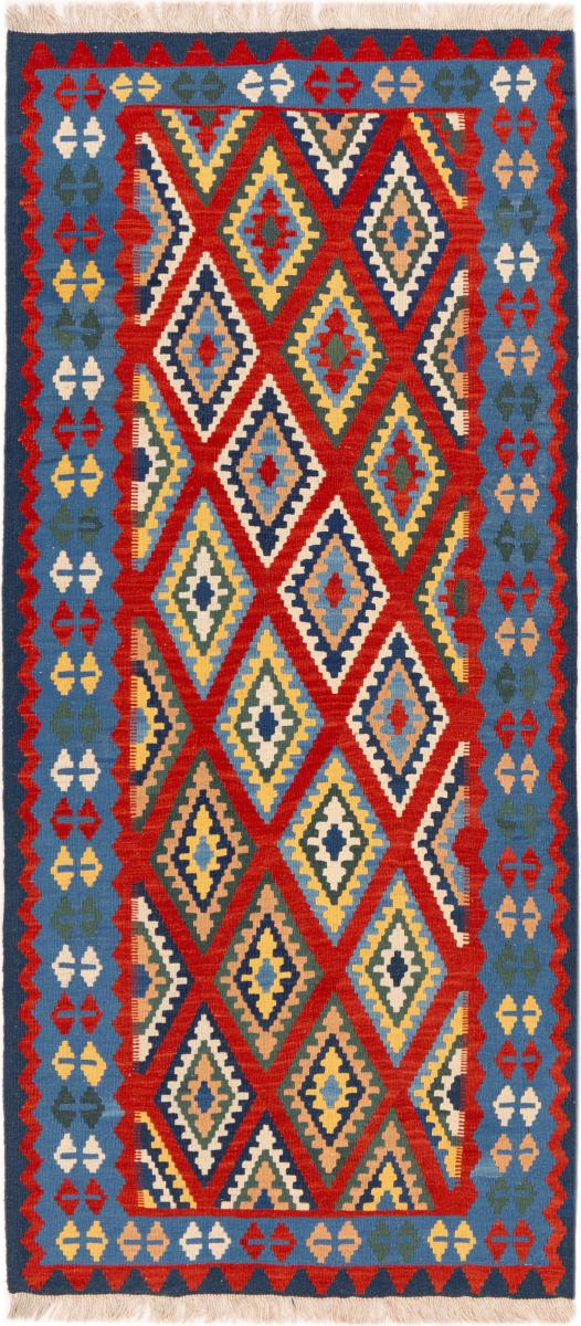 Tappeto persiano Kilim Fars Shiraz 204x90 204x90, Tappeto persiano Tessuto a mano