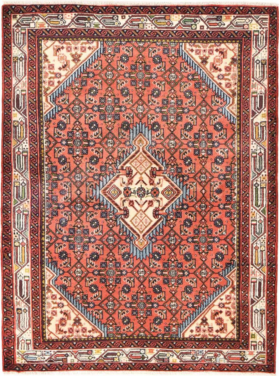 Persian Rug Tuyserkan 5'5"x3'5" 5'5"x3'5", Persian Rug Knotted by hand