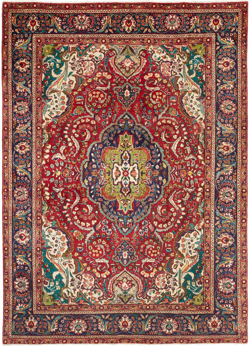 Persian Rug Tabriz 281x206 281x206, Persian Rug Knotted by hand