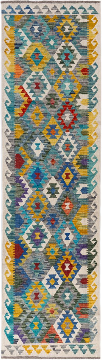Afghan rug Kilim Afghan 9'9"x2'8" 9'9"x2'8", Persian rug Handwoven