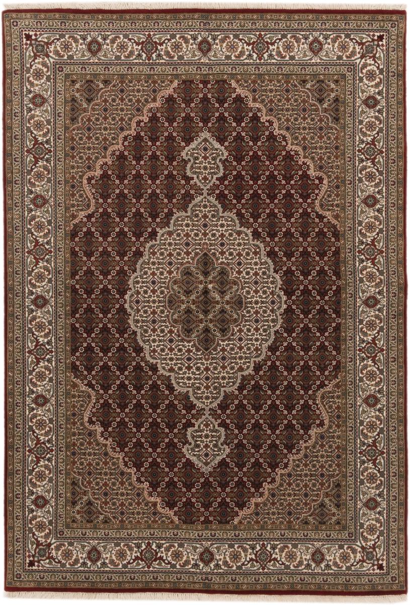Tappeto indiano Indo Tabriz 206x143 206x143, Tappeto persiano Annodato a mano