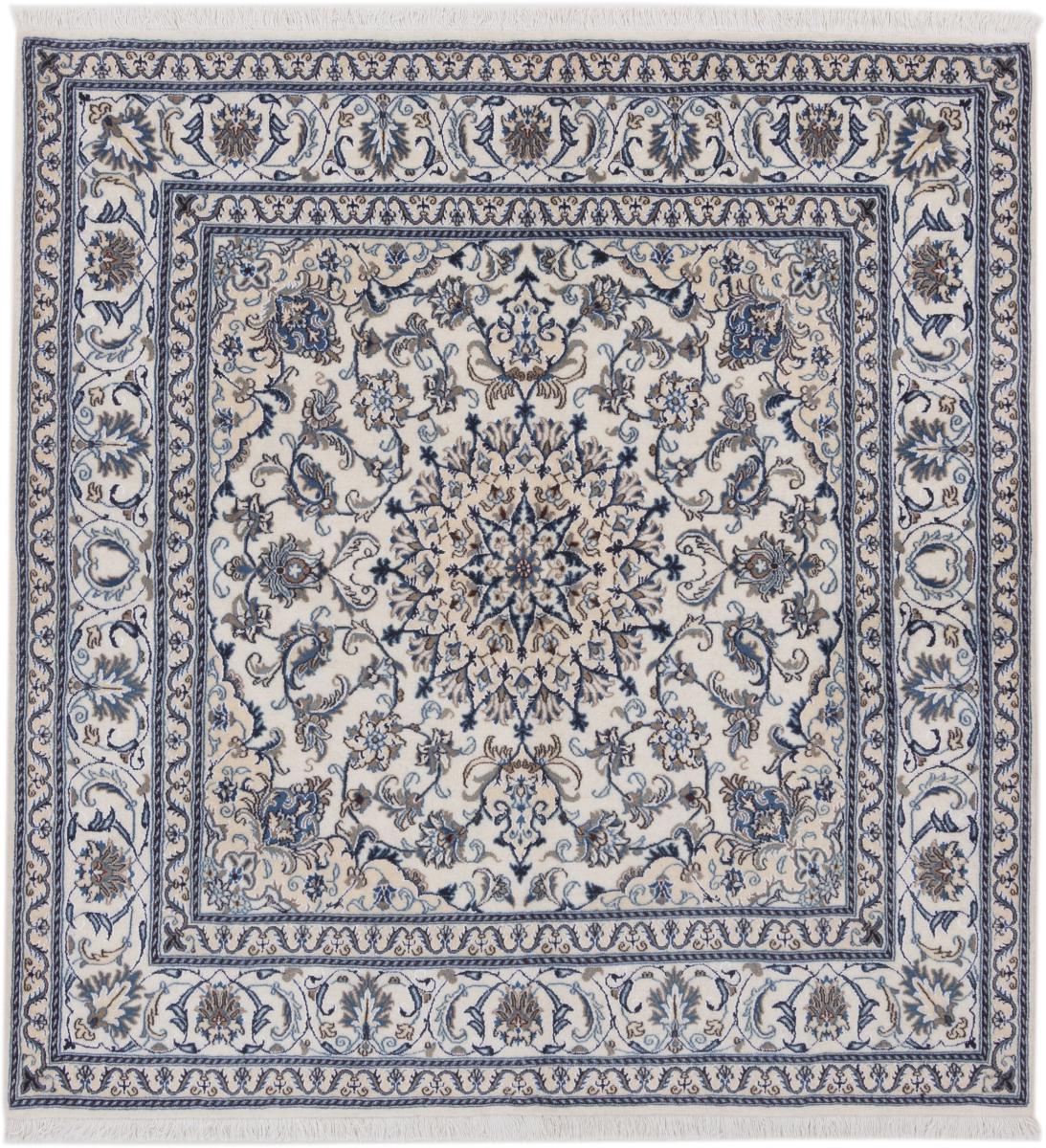 Perzisch tapijt Nain 206x192 206x192, Perzisch tapijt Handgeknoopte