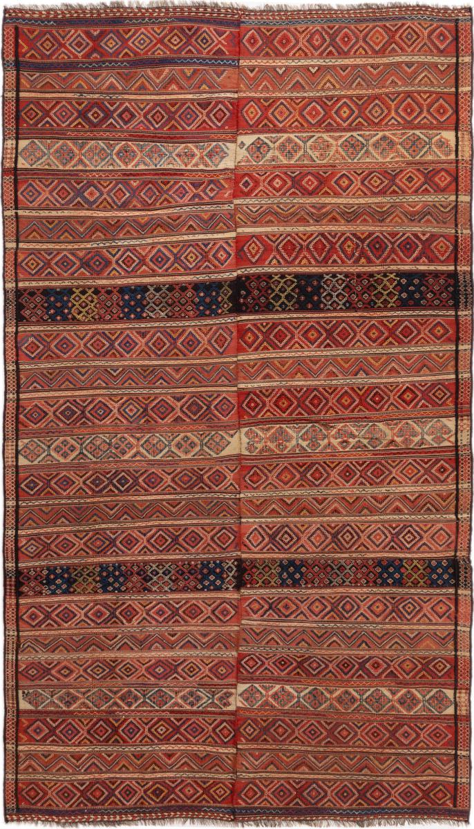 Alfombra persa Kilim Fars Soumak Vieja 263x148 263x148, Alfombra persa Anudado a mano