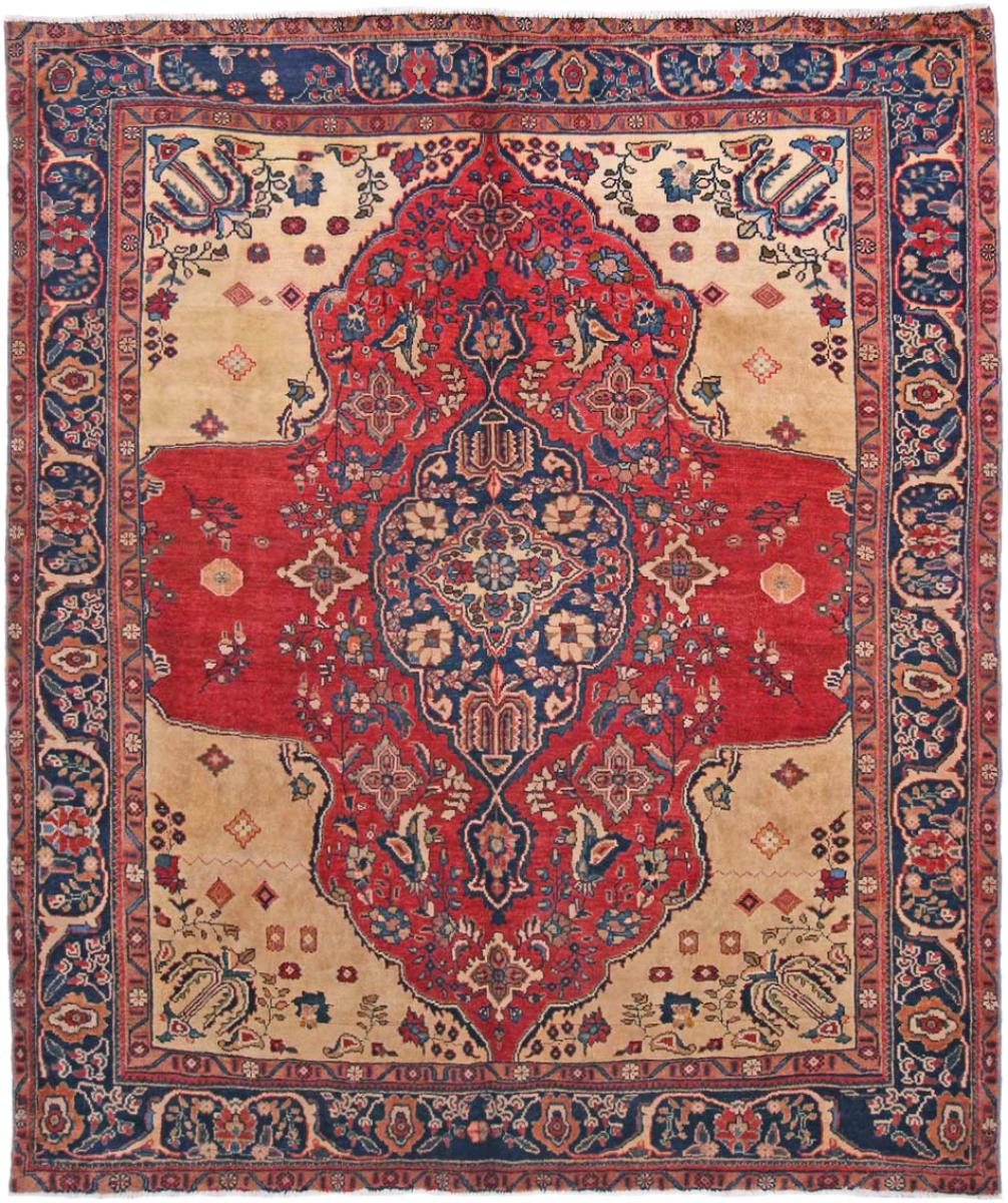 Tappeto persiano Hamadan 264x224 264x224, Tappeto persiano Annodato a mano